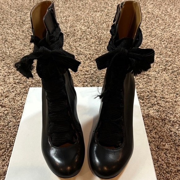 CHLOE Harper Boots Black Leather Excellent Condition EU 38 - Picture 2 of 9